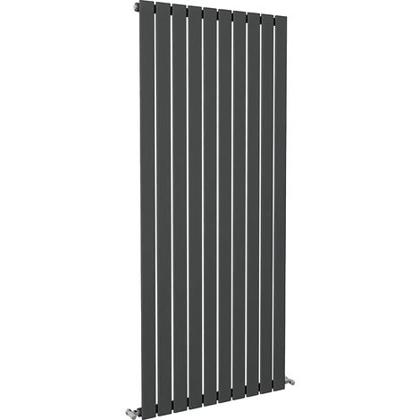 SKY Bathroom Flat Panel Radiator Vertical 1600x680mm Single Anthracite (1/5)