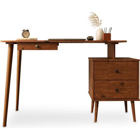 Bureau modulable PIERO Couleur Châtaigne (1/5)