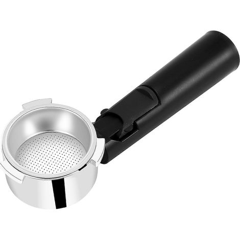 Porte-filtre à café sans fond en acier inoxydable 51 mm (2024) pour accessoires de machines à café professionnelles
