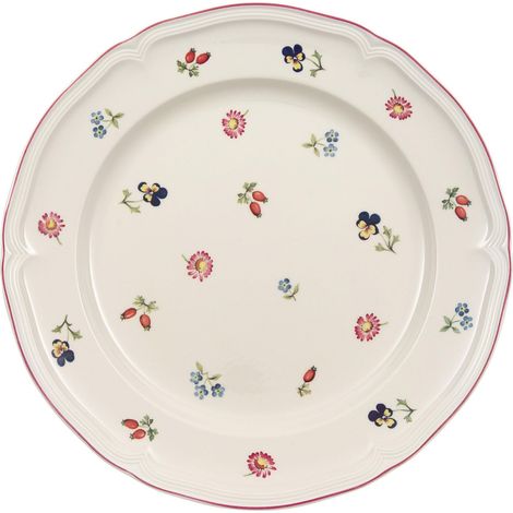 Assiette Plate Porcelaine Rouge 29,2 x 29,2 x 8,5 cm 1 Assiette (1/5)