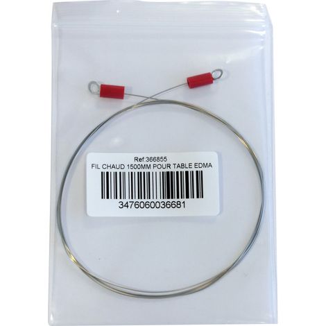 Fil de rechange 1500 mm pour découpe au fil chaud – Pour polystyrène I.T.E. – 366855