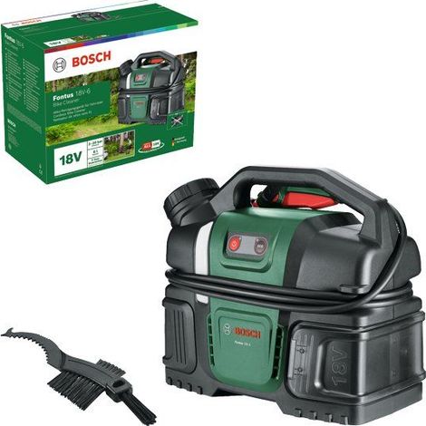 Nettoyeur pression (de vélo) sans fil BOSCH - Fontus 18V-6 Bike Cleaner - 18V - 20 bar - 2.2 l/min - Réservoir 6L