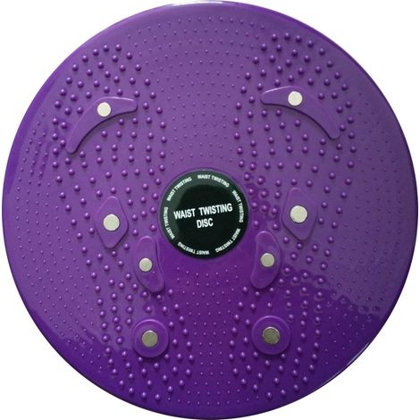 Disque De Rotation Pour Taille - 24,9 X 24,9 Cm - En ABS - Pour Exercice Abdominal Et Renforcement Du Tronc - 1 Pièce (1/5)