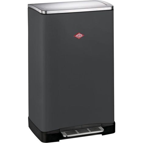 Wesco WESCO Big Double Boy cubo de basura doble gris mate