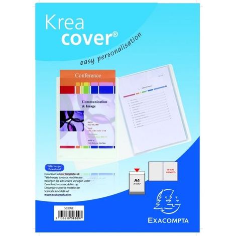 Porte-vues - EXACOMPTA - Krea Cover - Polypropylène rigide - 60 vues - A4 (1/5)