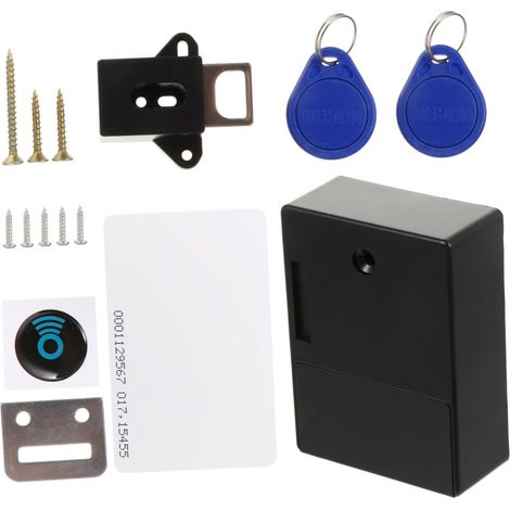Serrure intelligente Veemoon ABS pour armoire avec capteur électroniqu (1/5)