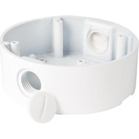 Velleman Montagehalterung für Sicherheitskamera, geeignet für CAMTVI8W1 und CAMCOLD26W, leicht, Ø 119 x 43 mm, einfache Installation, weiß (1/4)