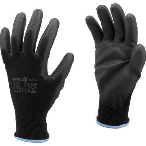 Arbeitshandschuhe, Nylon/Polyester, PU Gr. 9/L