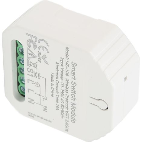 Intelligentes Schaltermodul mit WLAN, Bluetooth, Fernbedienung, Timer und DIY-Lichtschalter für Tuya 90-250 V (1/5)