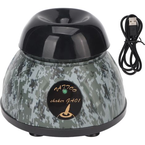 Agitateur électrique professionnel pour pigments de tatouage camouflage, mélangeur vernis à ongles USB rechargeable pour salon (1/5)