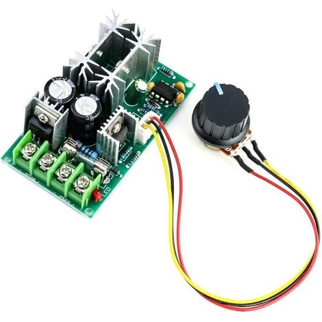 Régulateur de vitesse PWM 12V 24V 36V 48V 20A, Module d'entraînement haute performance, pour variateur LED ultra compact 20 A (1/4)