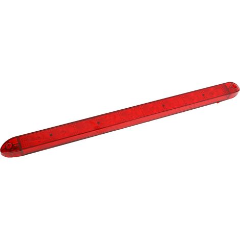 Feu stop surélevé à 9 LED, troisième feu de freinage adapté aux remorques, camping-cars, fourgons aménagés, bus et camions. (1/5)