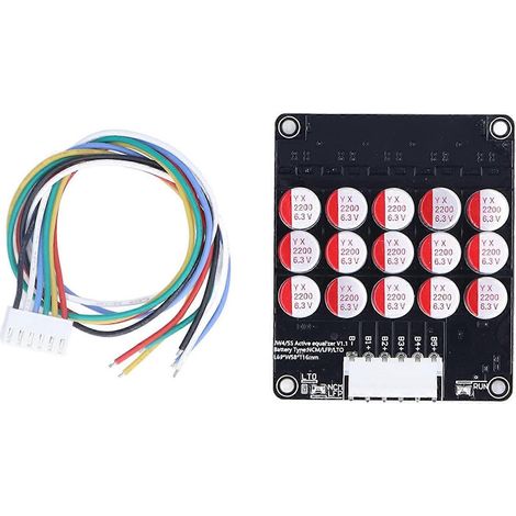 Carte d'équilibrage d'énergie active 5S pour batteries LiFePO4/LiPo/LTO (1/5)