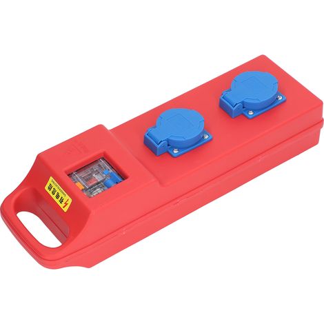 Boîte de Distribution Étanche IP54 avec 2 Prises et Disjoncteur Différentiel (1/5)