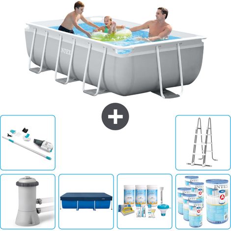 Intex Piscina Prism Frame Rettangolare - 300x175x80 cm - 9-pezzi SCB33 (1/5)