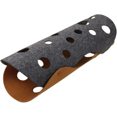 Tunnel pour chat (marron/gris), 6030cm, 1 jouet pour animal de compagnie, en forme de rouleau d'œuf, détachable, lavable et pliable. (1/5)