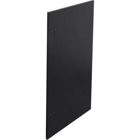 Pannello di Chiusura Laterale per Modulo Cucina Esterna 88.5 cm Nero GRLLR