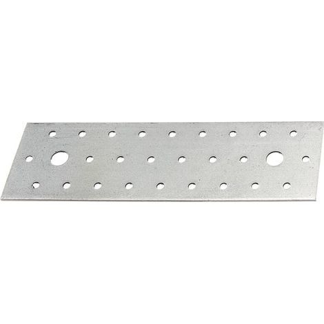 Plaque perforée GAH, galvanisée, 200x60x2, GP12pcs. - 339074 (1/3)