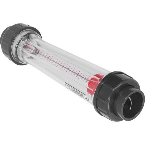 Rohrdurchflussmesser für Flüssigkeiten, hochpräzise, transparente Kunststoffrohrdurchflussmesser, 1,2–12 m³ pro Stunde (1/5)