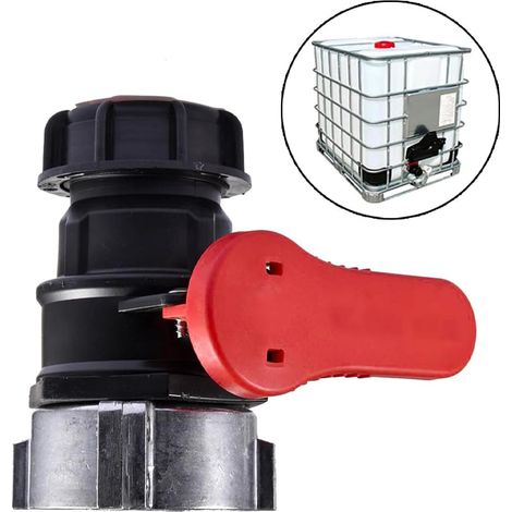 Adaptateur de réservoir IBC efficace avec entrée DN50 (75 mm) pour un contrôle fiable des liquides (1/5)