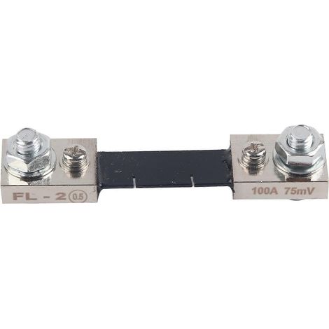 50A/100A Strom-Shunt-Widerstand 75mV FL-2 für Digital-Amperemeter Analog-Messgerät (100A)