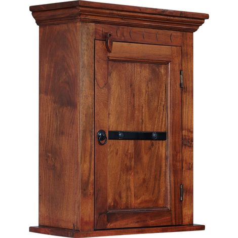 OXFORD 1003 Pensile in legno di acacia - laccato / nougat 52x24x69