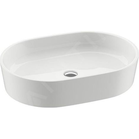 Ravak Moon - Lavabo à poser, 560x400 mm, blanc XJN01300002 (1/5)