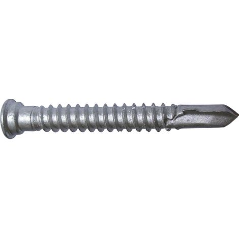 Cabri Vis terrasse inox A4, argent pointe de forage bimétallique, 5,5 x 45 mm, 120 pièces