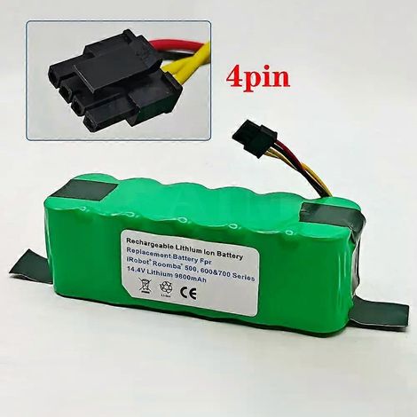 Batterie pour aspirateur robot AMIBOT PURE 14,4 V 4800 mAh/6800 mAh - Pièces et accessoires (1/5)