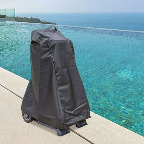 Housse Protection Robot Piscine - Tissu Oxford 420D Etanche - Compatible Dolphin - Dimensions 56 x 66 x 107 cm - 1 Pièce (1/4)