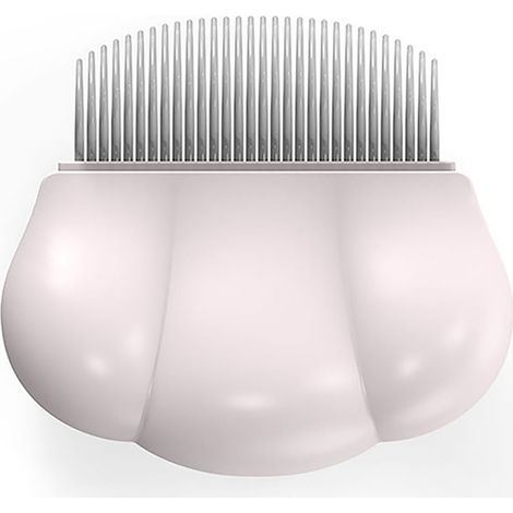 1 peigne coquillage, pour chat, démêlage doux des poils emmêlés, élimination des nœuds, rose (1/5)