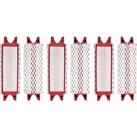Pack of 6 replacement microfiber mop heads for Vileda Ultramax mop (1/5)