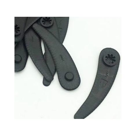 Lot de 24 lames de rechange Bosch pour tondeuses à gazon, compatibles avec les modèles Bosch Durablade Art 23-18 LI et Art 26-18 LI. Couleur : noir. (1/5)