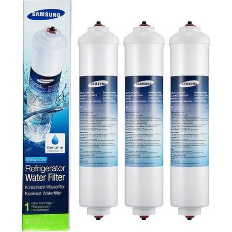 Samsung – Lot de 3 filtres à eau pour réfrigérateur américain – Compatible modèles DA29-10105J, HAFEX/EXP – Filtration haute performance