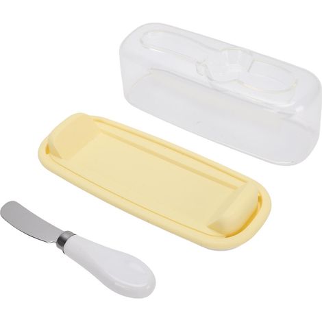 Beurrier Étanche avec Couvercle Coupeur Qualité Alimentaire PP – Gardien Holder Plateau Comptoir Réfrigérateur (1/5)
