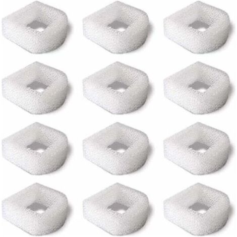 Filtre en Mousse de Rechange Accessoire (Pack de 12) pour Fontaine à Eau pour Chat Chien Animaux- Compatible avec Fontaines en Céramique et Fontaines Drinkwell 360 en Acier (1/5)