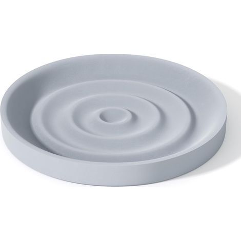 Seifenschale aus Silikon mit erdähnlicher Oberfläche – Saugfähige Seifenschale aus Stein – Schnelltrocknende Seifenschale aus Stein – Silikon-Waschbecken mit erdähnlicher Oberfläche zum Händewaschen – (1/5)