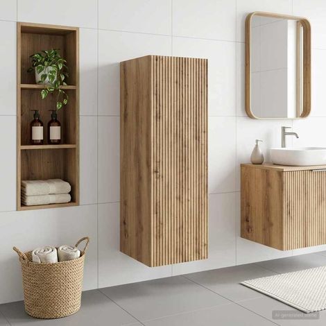 Mueble de baño montado en la pared Roble Artesanal