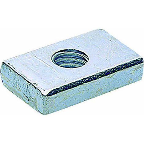 DADO ZINCATO RETTANGOLARE M10