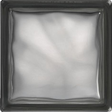 Glassblocks Bloque de vidrio Luxfera 19x19x8 cm, Gris transparente brillante (1908WGREY)