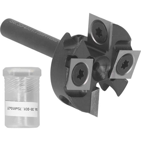 Superfici inclinate Spacnana - tavola inclinata con diametro di taglio di 1 1/4 pollici, design a 2 scanalature e 2 prestazioni eccellenti per gli appassionati di lavorazione del legno, resistenza dur (1/5)