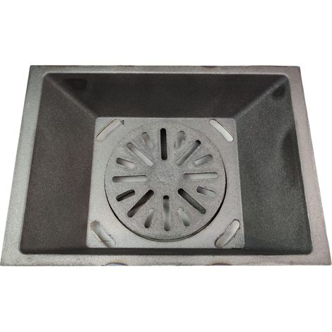Support de grille pour poêles à cheminée Nevio de Techfire - fonte - dimensions d'encastrement parfaitement adaptées