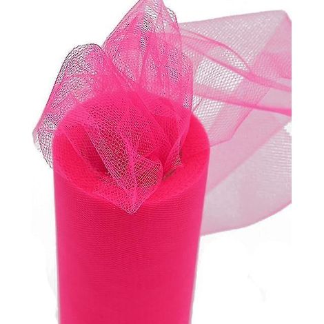 Rouleau de tulle, bobine de tissu, tutu, fête, baby shower, anniversaire, châle, mariage - COULEUR 14 (1/4)