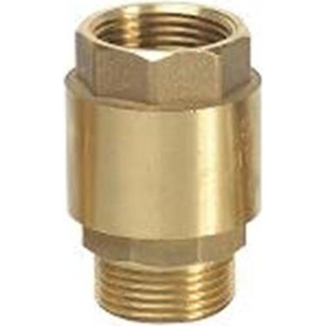 Clapet anti-retour de 1 pouce en laiton de haute qualité robuste, antirouille et étanche pour une pompe, une fontaine, une machine à laver, un jardin, des mégots de pluie, un baril