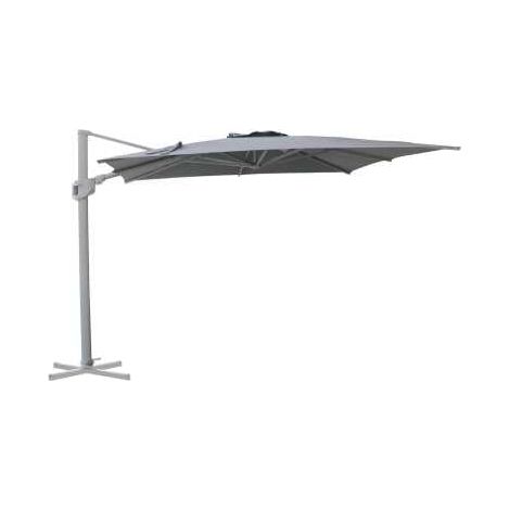 Ombrellone da Giardino Decentrato 3x3 m in Alluminio Noah Grigio (1/5)