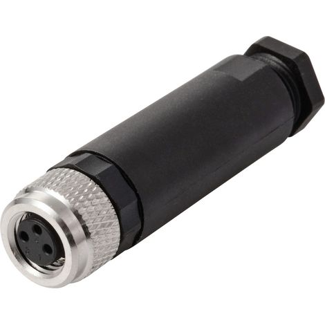 TRU COMPONENTS TC-13752064 Sensor/Aktor Einbaubuchse M8 x 1 Buchse, gerade  Polzahl Sensoren: 3 1 St