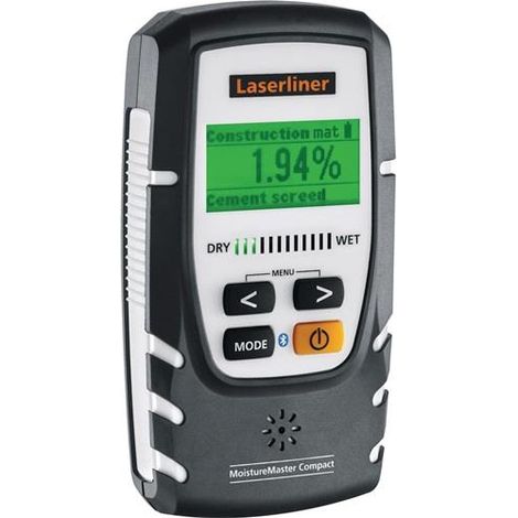 LASERLINER Holz-/Baufeuchtemesser MoistureMaster Compact Plus 0-40GradC/LF 60% - 082.334A