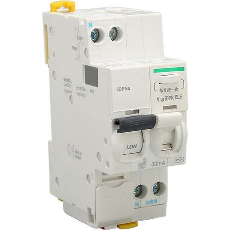 Disjoncteur différentiel monophasé N 230 V CA, accessoires pour bureau à domicile