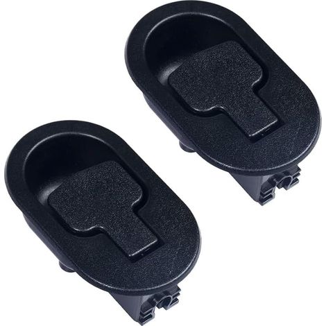 1/2/4 boucles de poignée de rechange en plastique pour fauteuil inclinable, levier de libération de doigt, poignée de rechange universelle (2 pièces) (1/5)
