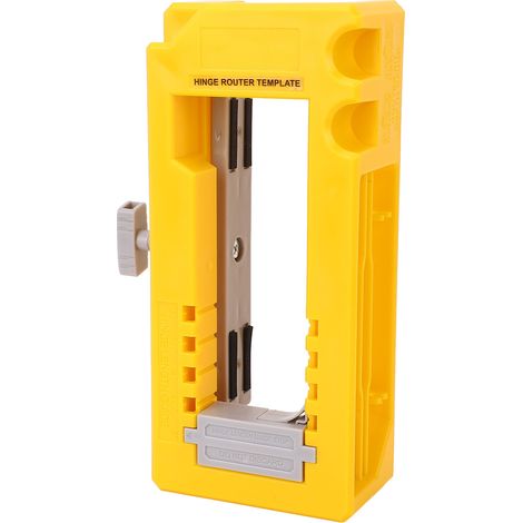 Gabarit de Mortaisage pour Paumelle de Porte Réglable 3-5 Pouces Carré ou Rayon 1/4po 5/8po (1/5)